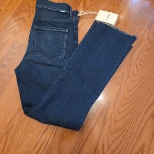 MOTHER Women's High Rise Dark Blue‎ Jeans